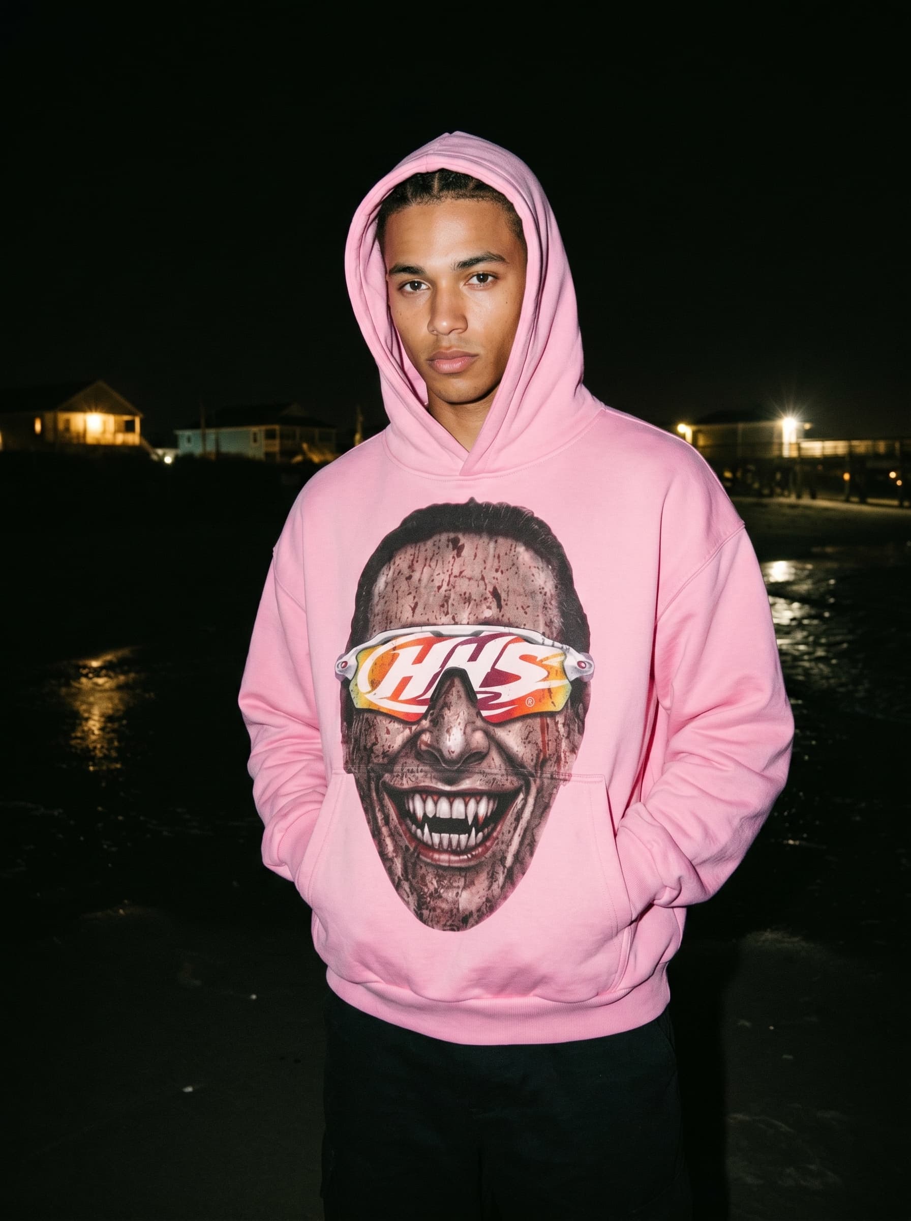 Obsidian Heart Hoodie front view